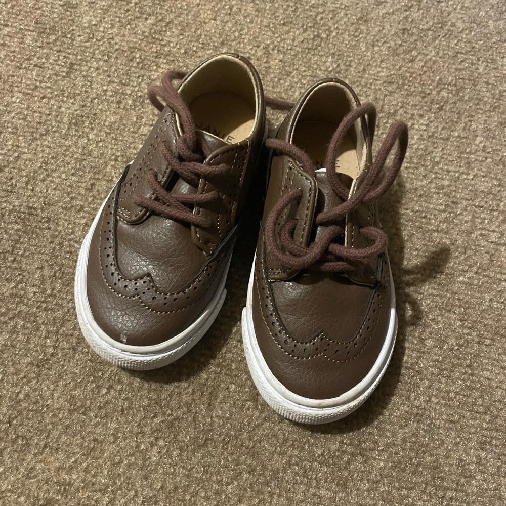 Janie and Jack toddler leather shoes